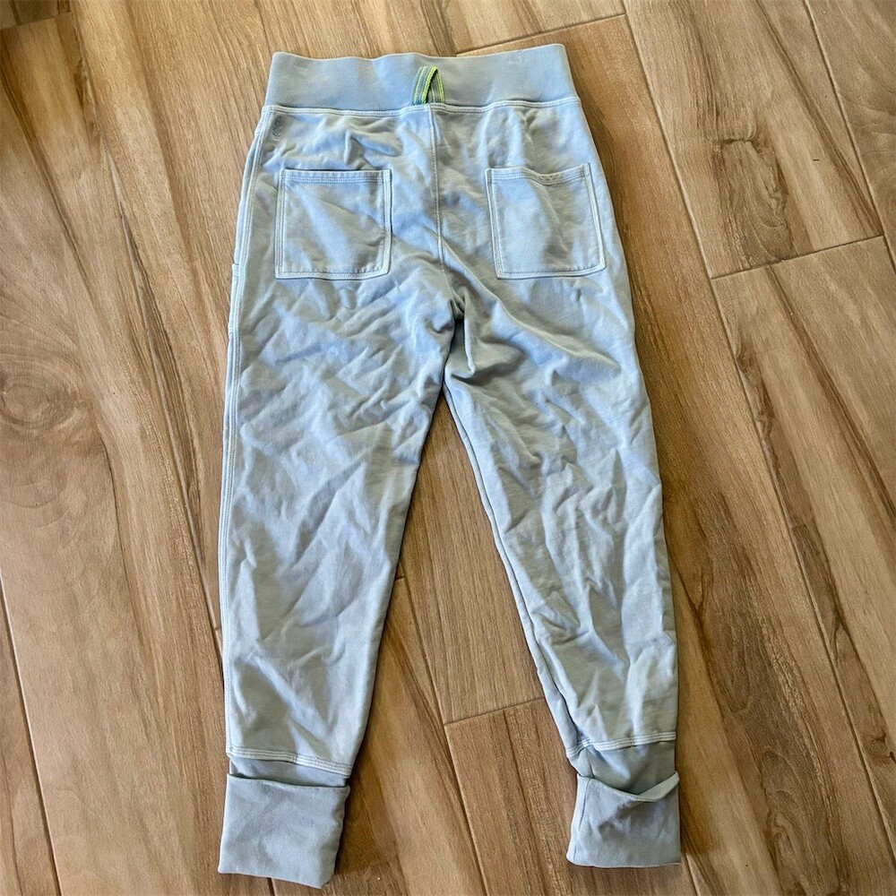 FP Movement Free People Jogger Pants Womens S Blue High Rise Zip Pockets - Picture 6 of 9